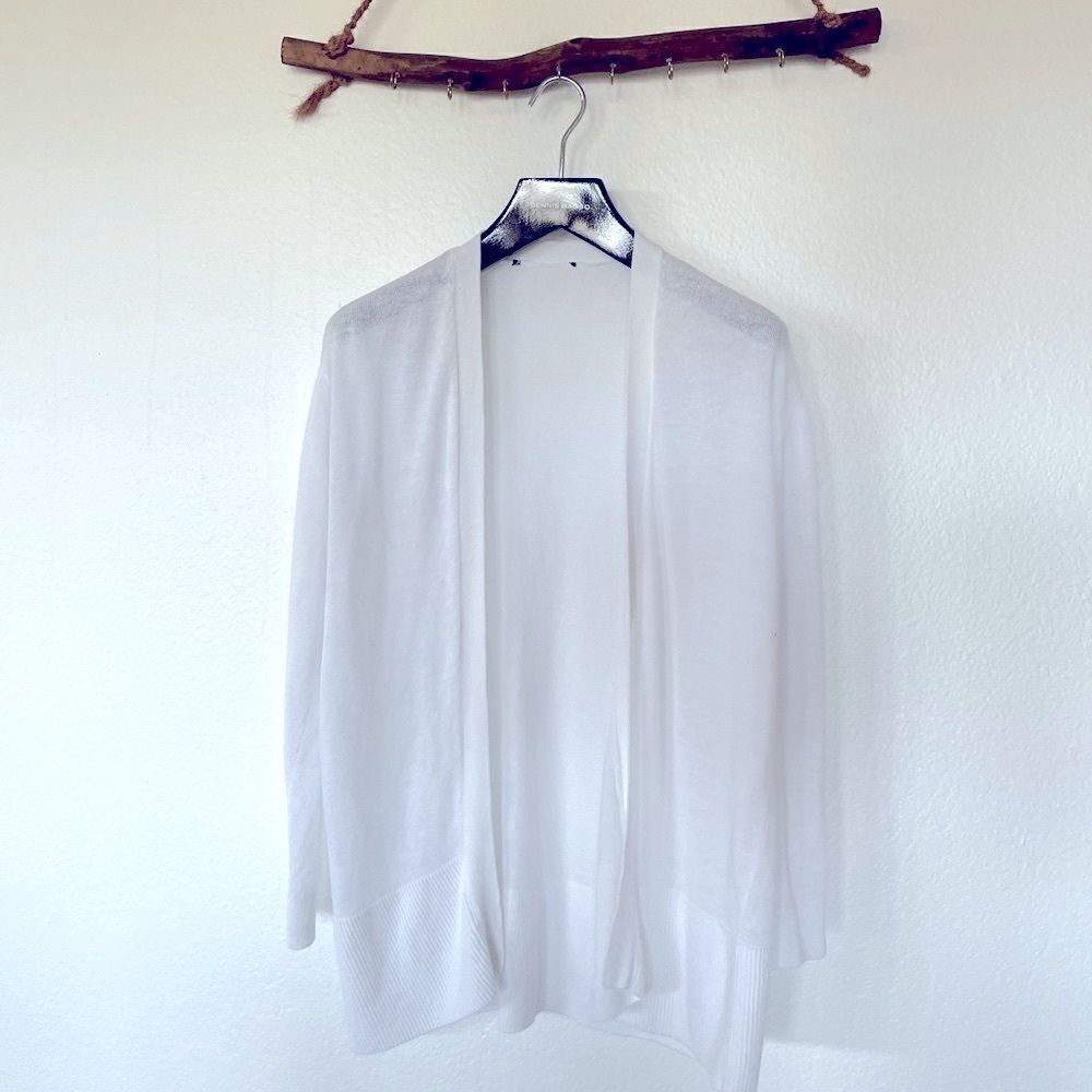 White cardigan  - Picture 2 of 2